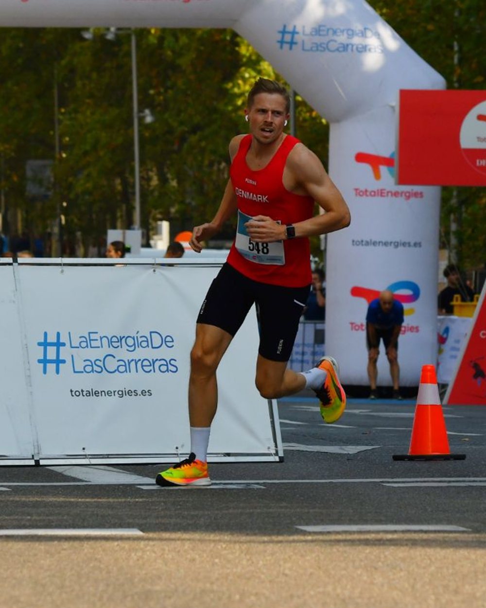 Andreas, Runsei’s founder, out on a run
